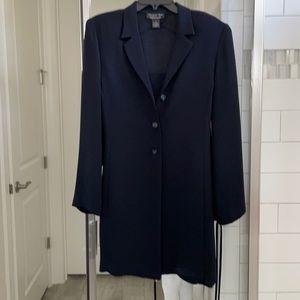 Tunic jacket pants suit